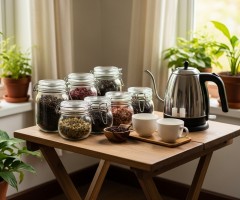 Evde Minik Bir Çay Tadım Köşesi Nasıl Kurulur?