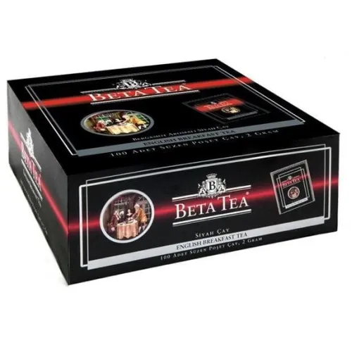 Beta English Breakfast Bardak Poşet 100 Adet (Seylan Çayı - Ceylon Tea) (Earl Grey - Bergamot - Tomurcuk Çayı)