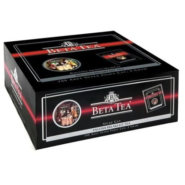 Beta English Breakfast Bardak Poşet 100 Adet (Seylan Çayı - Ceylon Tea) (Earl Grey - Bergamot - Tomurcuk Çayı)