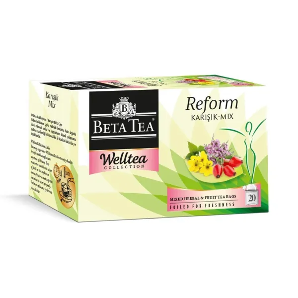 Karışık Çay 20 Adet - Beta Welltea Reform Collection