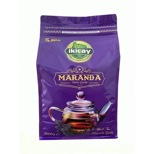 Kilitli Ambalaj Maranda 1000gr (Yayla Çayı Karışımlı Siyah Çay)