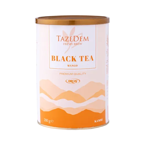 Tazedem Siyah Çay Mango Aromalı - 200 Gr.