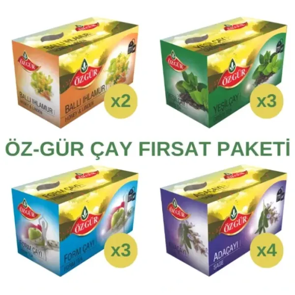 ÖZGÜR 20’li Karışık Bitki Meyve Çayları (Fırsat1)