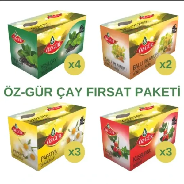 ÖZGÜR 20’li Karışık Bitki Meyve Çayları (Fırsat3)