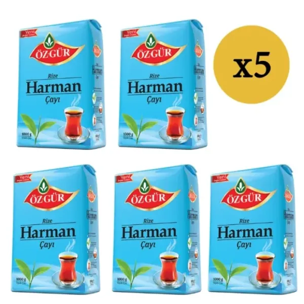 ÖZGÜR Harman Çayı 1000 Gr x 5 Adet