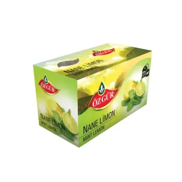 ÖZGÜR Nane Limon Çayı Süzen Poşet 20'Li