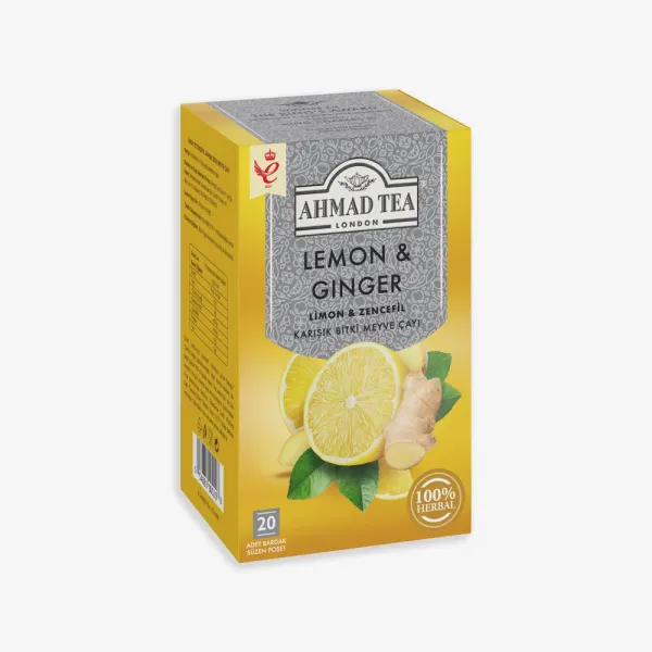 AHMAD TEA Limon Ve Zencefil Karışık Bitki Meyve Çayı