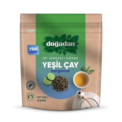 Doğadan Dökme Yeşil Çay Bergamot