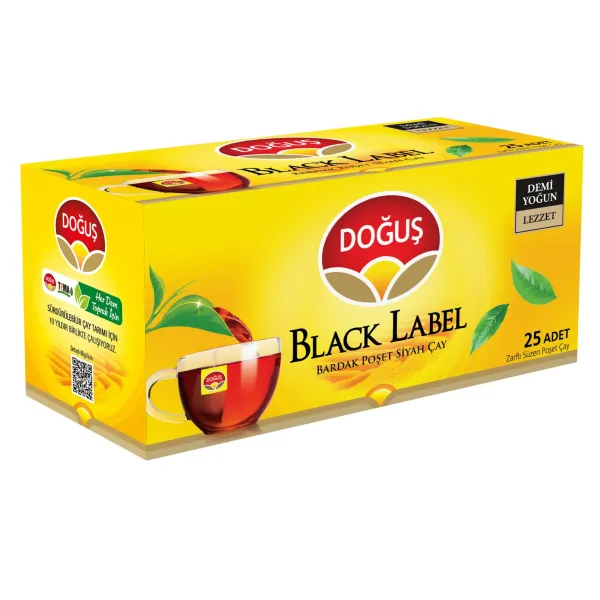 Doğuş Black Label 25'li Bardak Poşet Çay