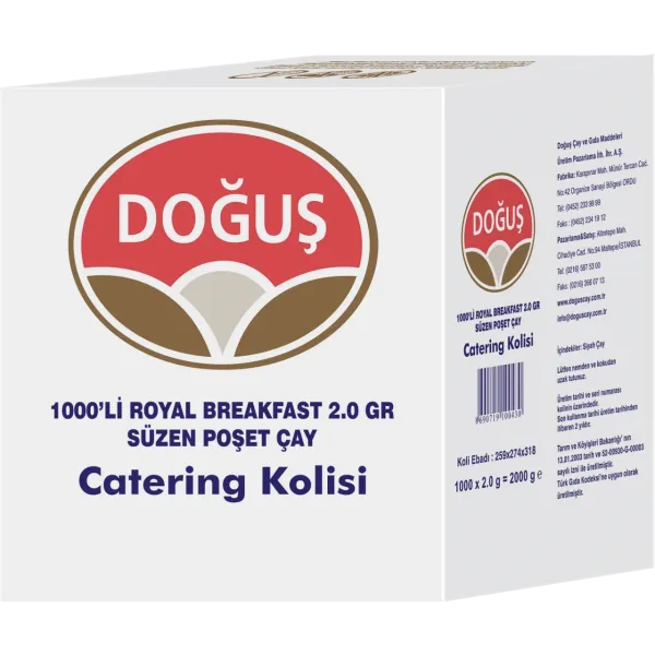 Doğuş Royal Bardak Poşet Çay 1000x2G