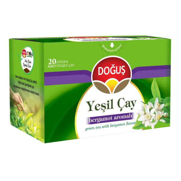 Doğuş Yeşil Çay Bergamotlu 20'li