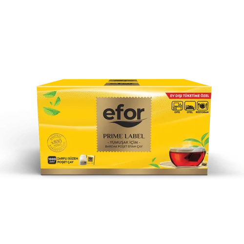 Efor Çay Prime Label Süzen Poşet Çay (1000 Adet)