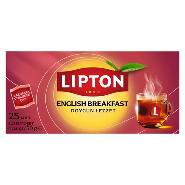 Lipton English Breakfast Tea 25'li Bardak Çay