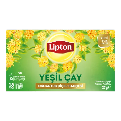 Lipton Osmanthus Çiçek Bahçesi Yeşil Çay 20'li
