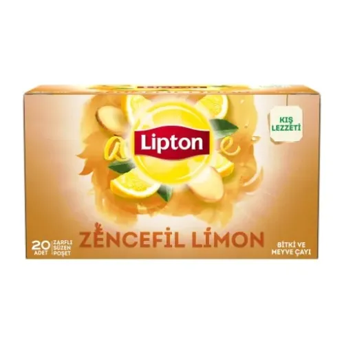 Lipton Zencefil Limon Bitki Çayı 20'li